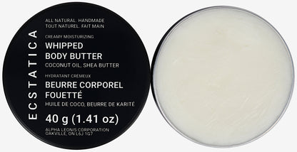 Ecstatica Canadian All-Natural Handmade Local Creamy Maximum Delicacy Whipped Body Butter Coconut Oil, Shea Butter 40 g (1.41 oz) Product